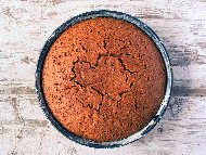 Рецепта Обикновен кекс с какао и лешници